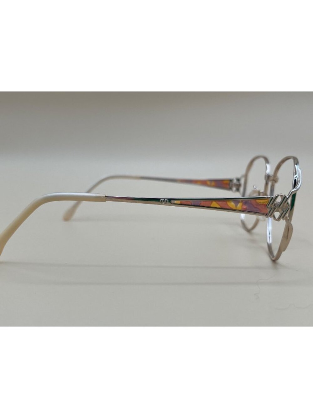 Valentino Garavani Womens Silver Metal Glasses Frames VG 5290 54mm With Orange A - Picture 8 of 11